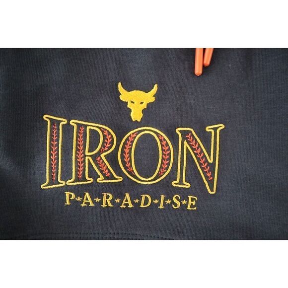 Under Armour 1380189-410 Women's Sz S Navy Project Rock Everyday Terry Shorts - Picture 7 of 11